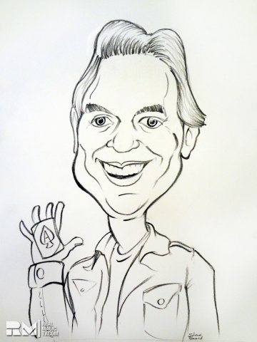 Jonathan Real Caricature by Steve Howard