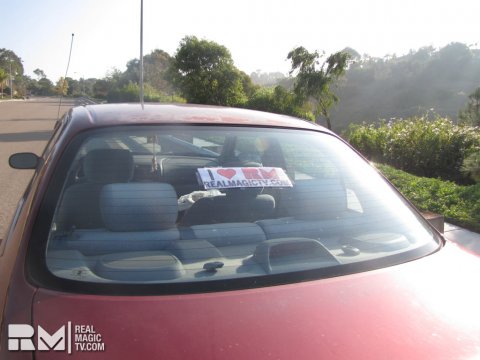 Real Magic TV (RMTV) - Car Window Promotion